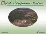 Gabriel Performance Products - slide 1