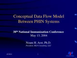 Conceptual Data Flow Model Between PHIN Systems