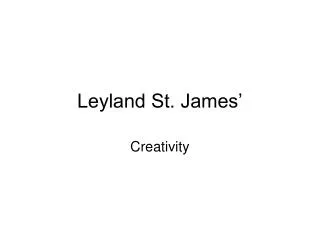 Leyland St. James’