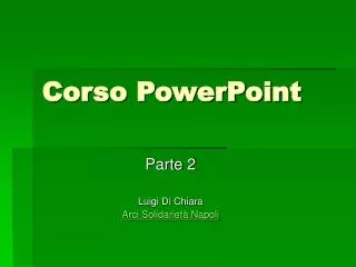 corso powerpoint