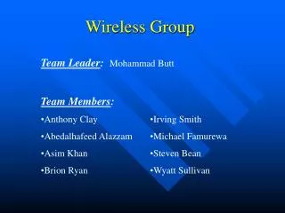 Wireless Group