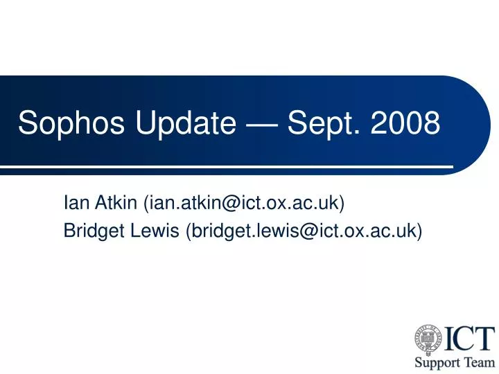 sophos update sept 2008