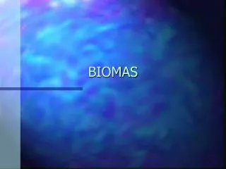 biomas
