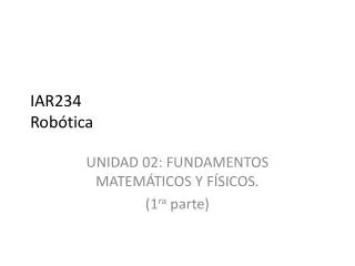 iar234 rob tica