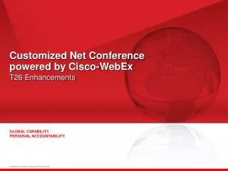 Customized Net Conference powered by Cisco-WebEx