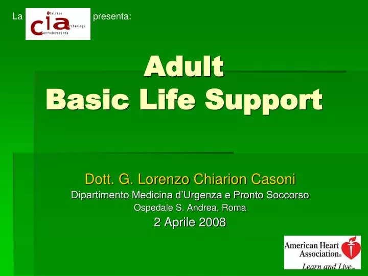 adult basic life support