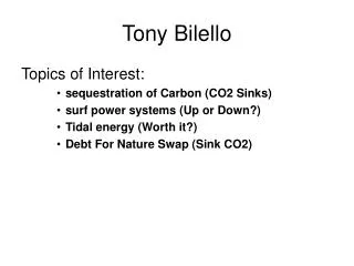 Tony Bilello