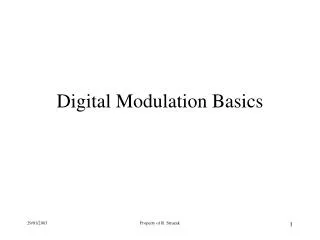 Digital Modulation Basics
