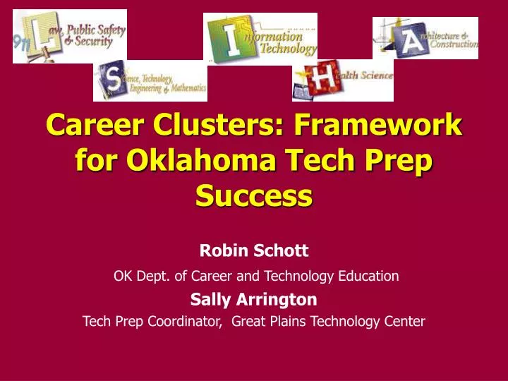 career clusters framework for oklahoma tech prep success
