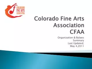 Colorado Fine Arts Association CFAA