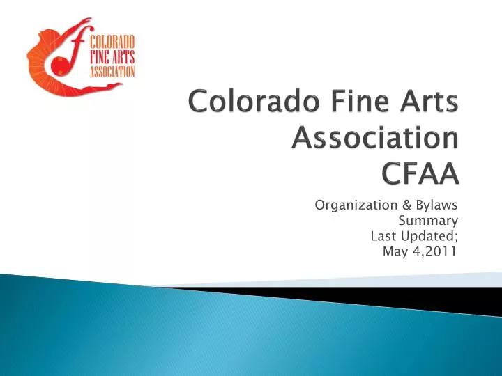 colorado fine arts association cfaa