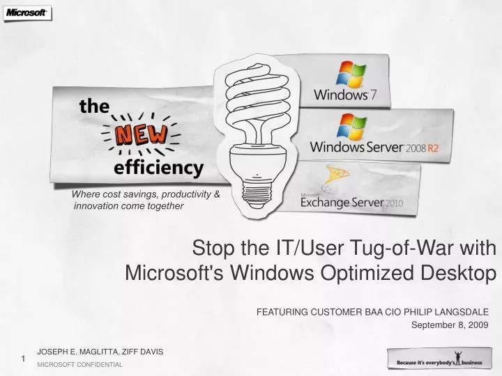 stop the it user tug of war with microsoft s windows optimized desktop
