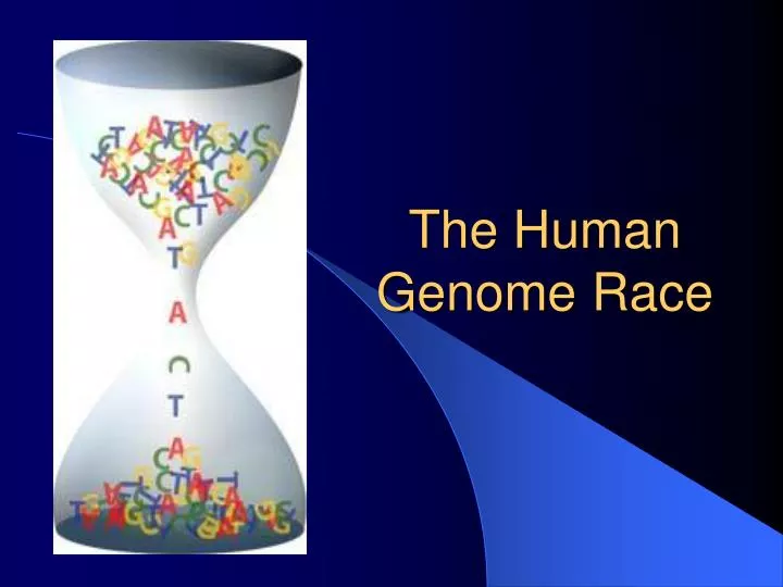 the human genome race