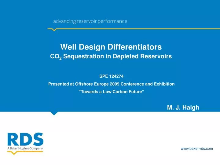 well design differentiators co 2 sequestration in depleted reservoirs