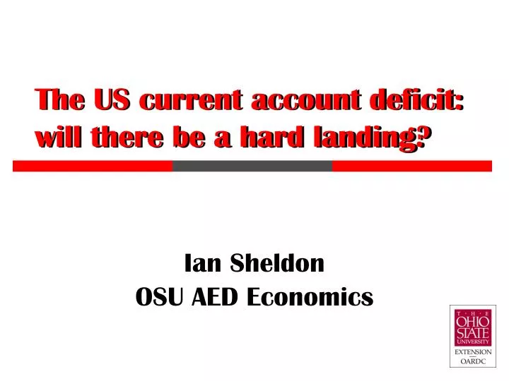 the us current account deficit will there be a hard landing
