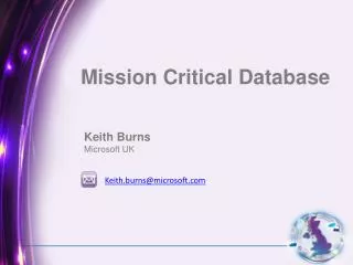 Keith Burns Microsoft UK