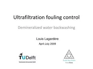 Ultrafiltration fouling control