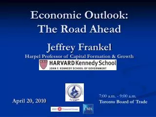 Jeffrey Frankel Harpel Professor of Capital Formation &amp; Growth