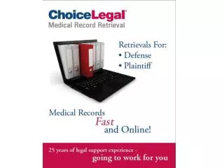 Medical Records Retrieval | Choice legal | 855 875-8550