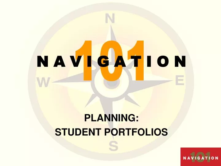 planning student portfolios
