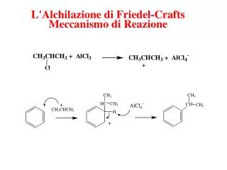 Effetto di Vari Sostituenti sulla Reattività del Benzene nelle Reazioni di Sostituzione Aromatica Elettrofila