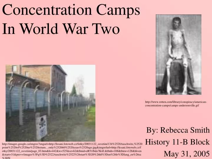 concentration camps in world war two