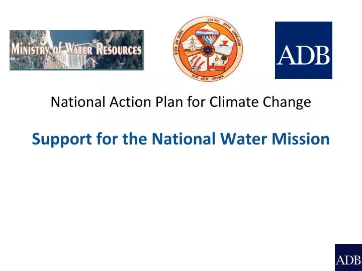 national action plan for climate change