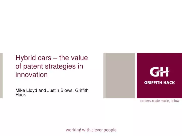 hybrid cars the value of patent strategies in innovation