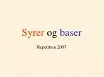 Syrer og baser - slide 1