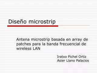 dise o microstrip