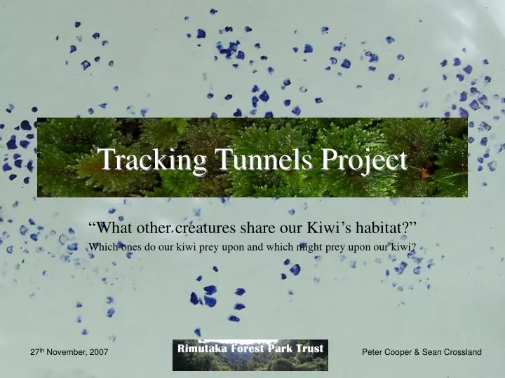 tracking tunnels project