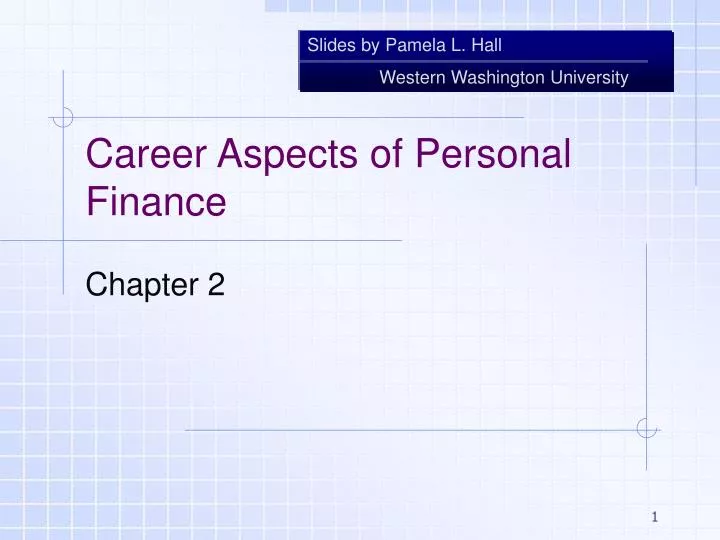 career aspects of personal finance