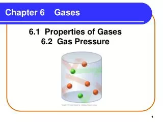 Chapter 6 Gases