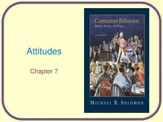 Attitudes Chapter 7