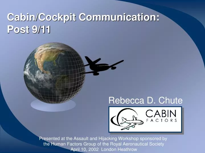 cabin cockpit communication post 9 11