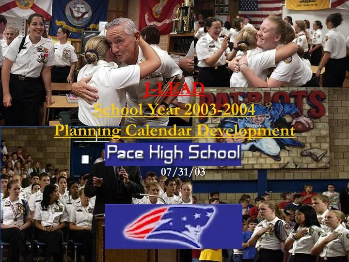 j lead school year 2003 2004 planning calendar development