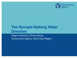 The Revised Bathing Water Directive