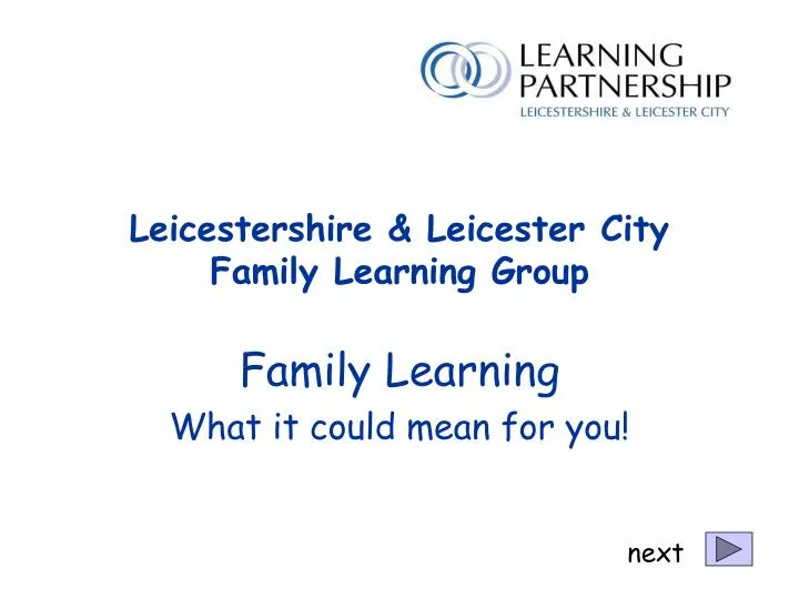 leicestershire leicester city family learning group