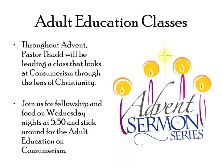 adult education classes