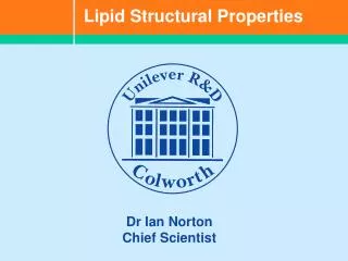 Lipid Structural Properties