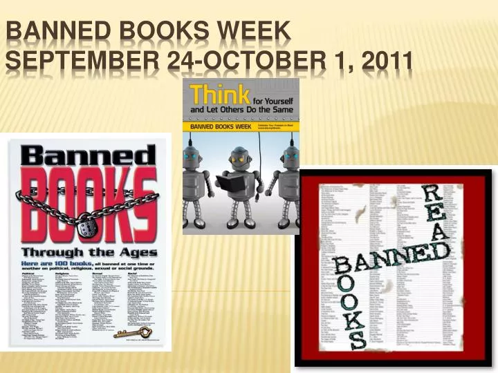 banned books week september 24 october 1 2011