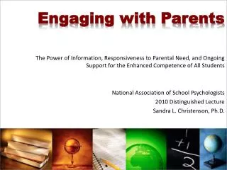 Engaging with Parents