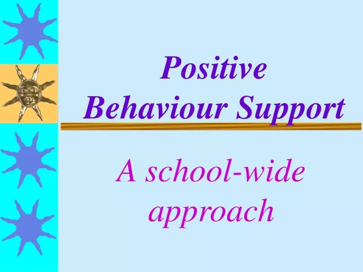 positive behaviour support