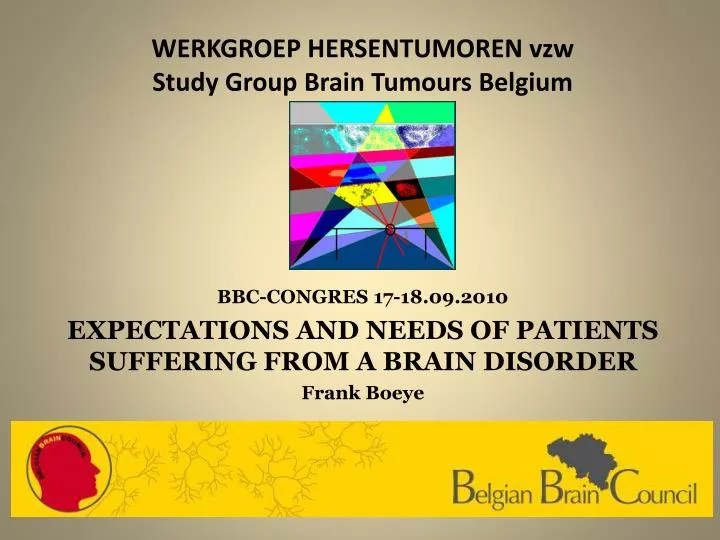 werkgroep hersentumoren vzw study group brain tumours belgium