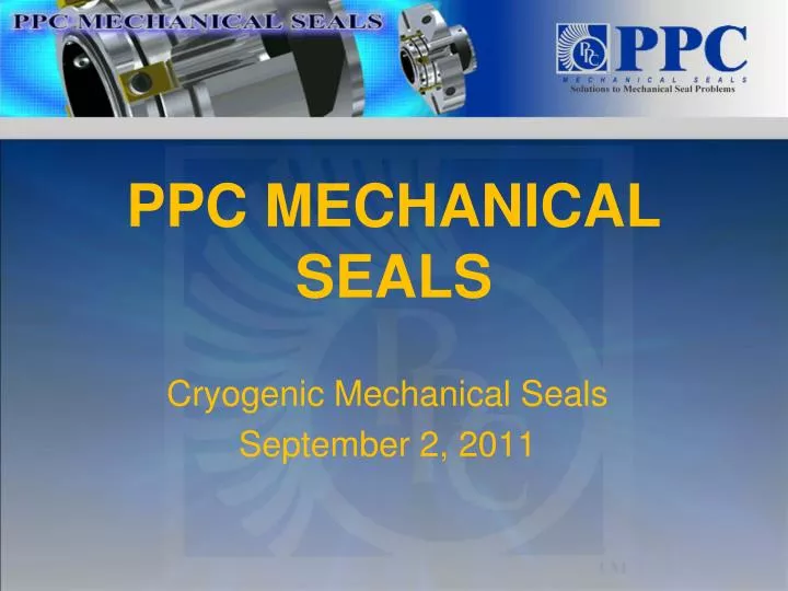 ppc mechanical seals