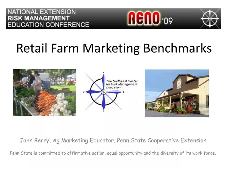 retail farm marketing benchmarks
