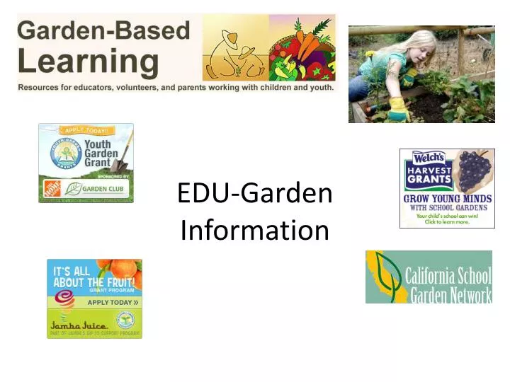 edu garden information