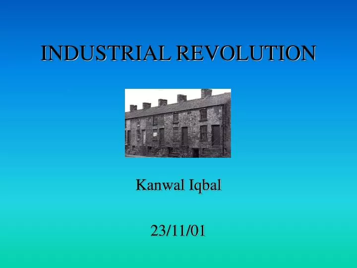 industrial revolution