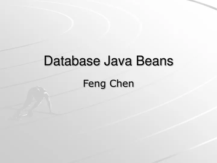 database java beans