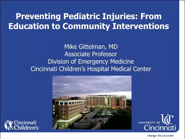preventing pediatric injuries from education to community interventions